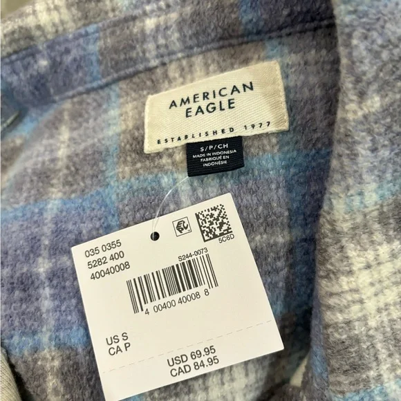 American eagle shacket flannel - Picture 2 of 2